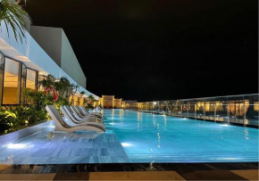 The sóng căn hộ 5 sao free hồ bơi vô cực, gym, xông hơi - luxury palm home Vũng Tàu
